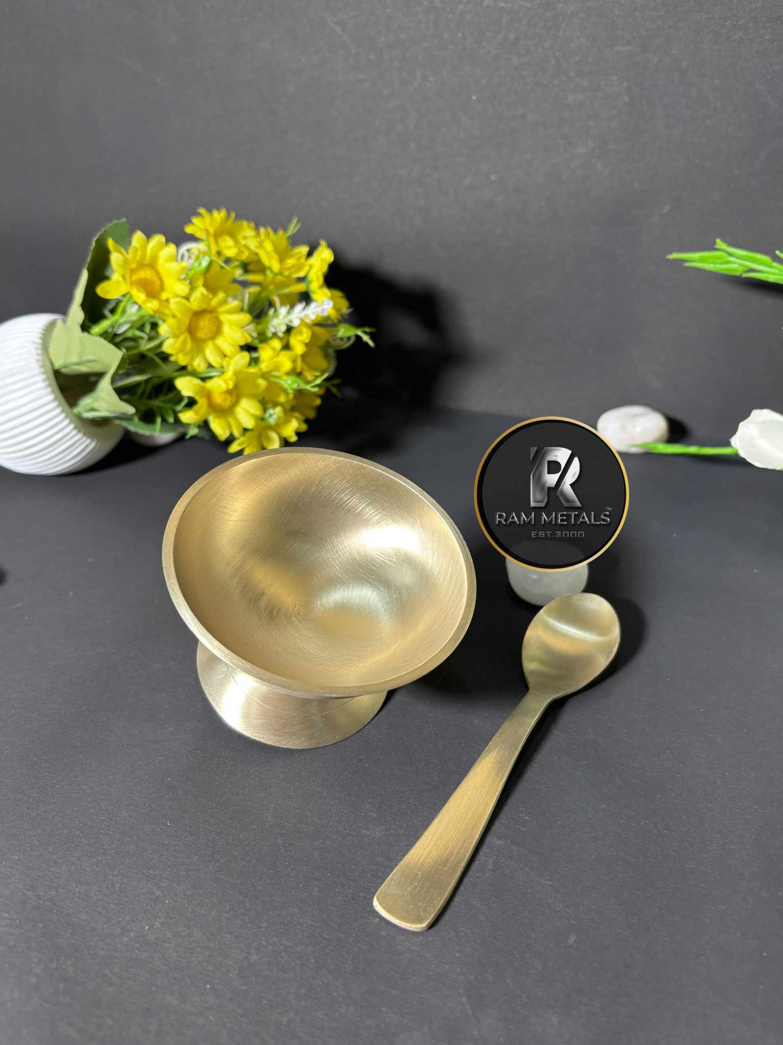 Premium Bronze Dessert Bowl (Kansa Ice Cream Bowl) - Handcrafted Manufacturer, Supplier, Wholesaler & Exporter in India